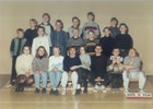 Class picture, eighth class - second on the right in the middle row