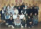 Class picture, second class of the secondary school - second on the right in the third row